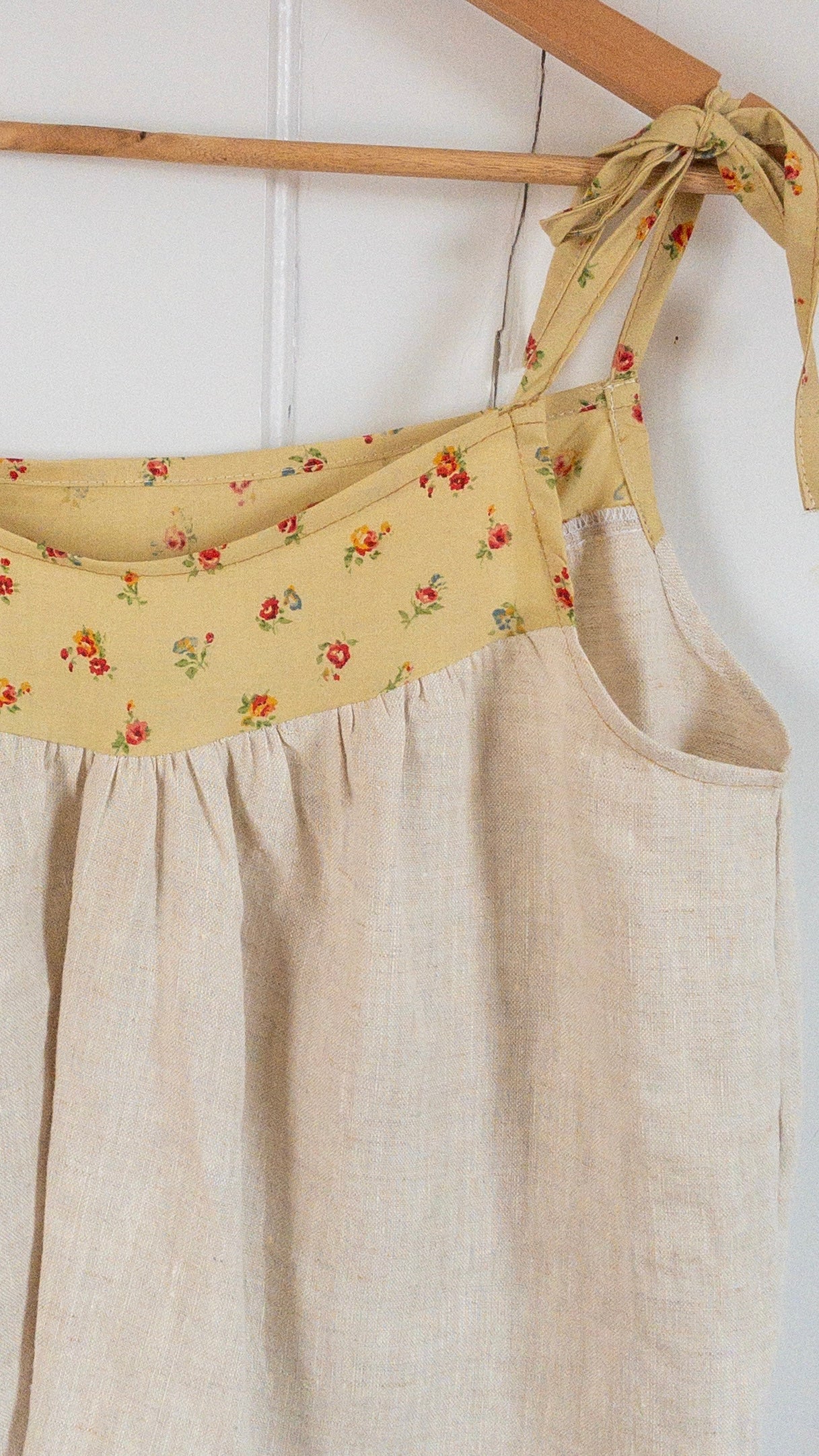 Corinne Camisole Large Yellow Flowers