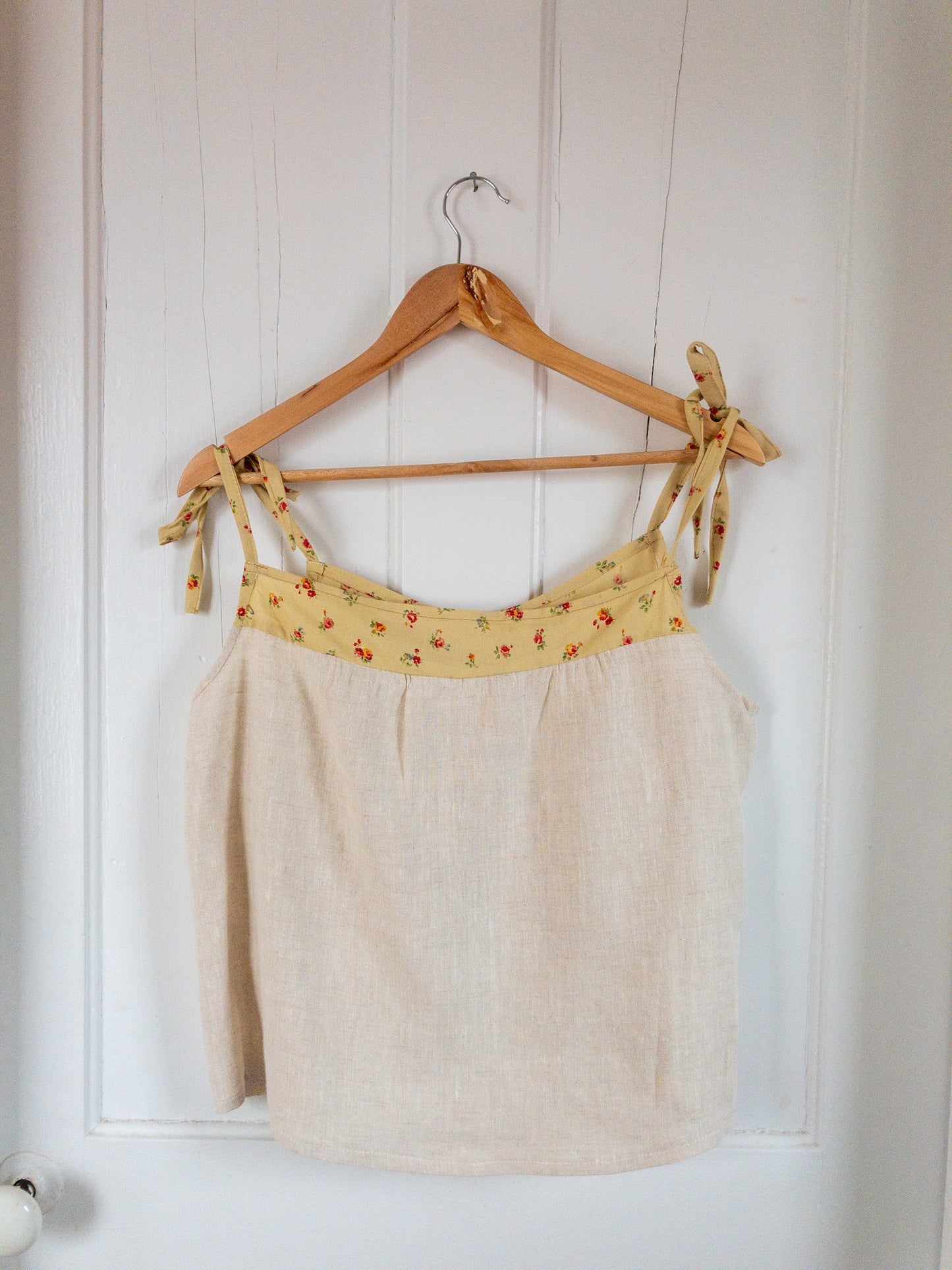 Corinne Camisole Large Yellow Flowers