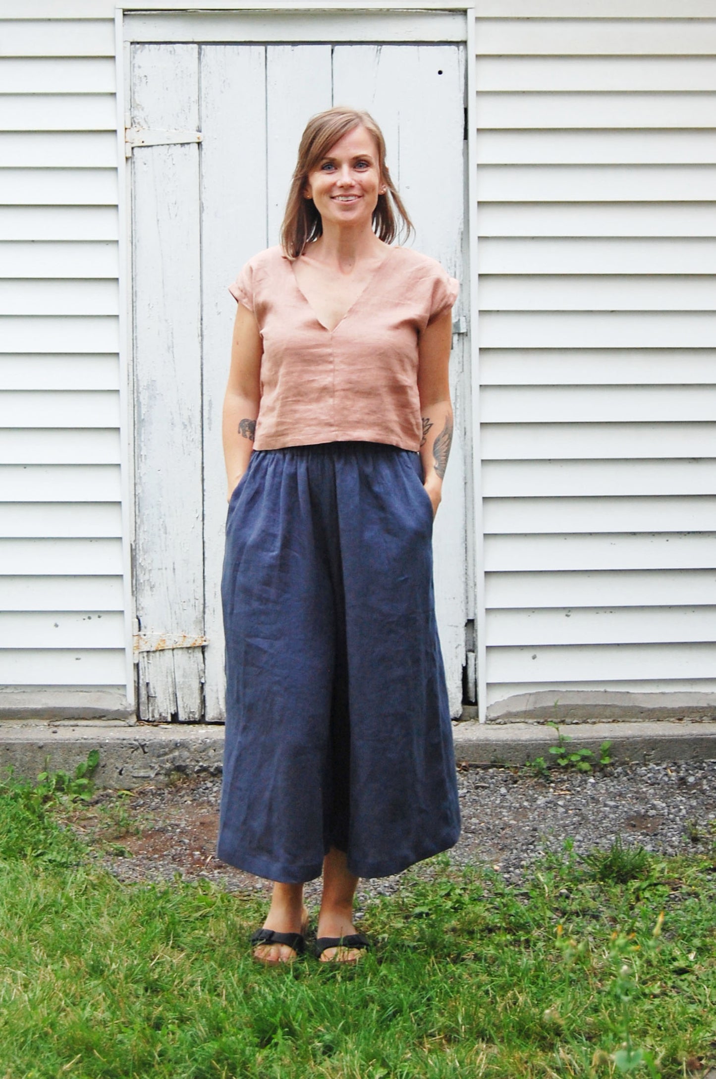 Iris Linen Culottes