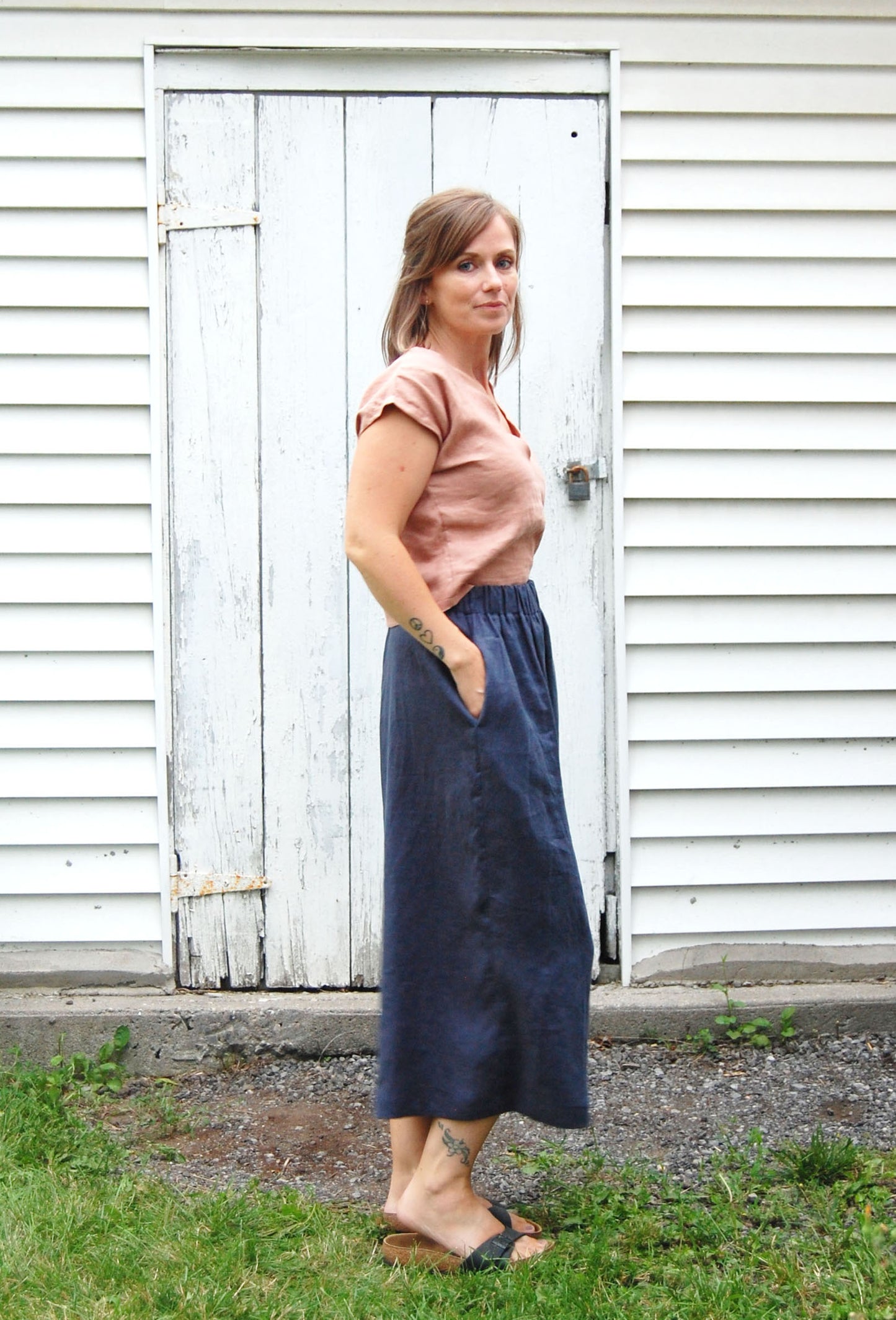 Iris Linen Culottes