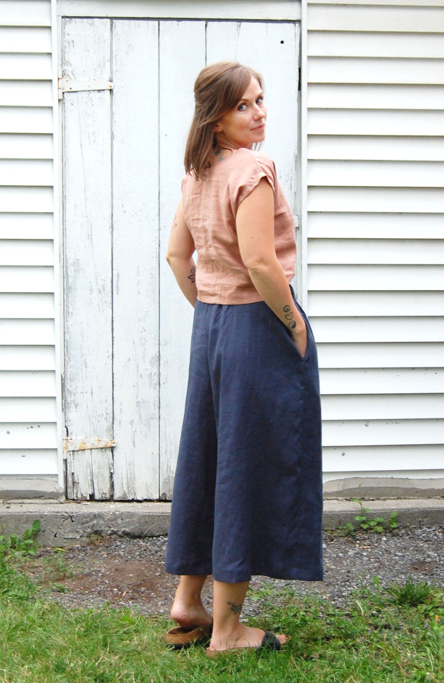 Iris Linen Culottes