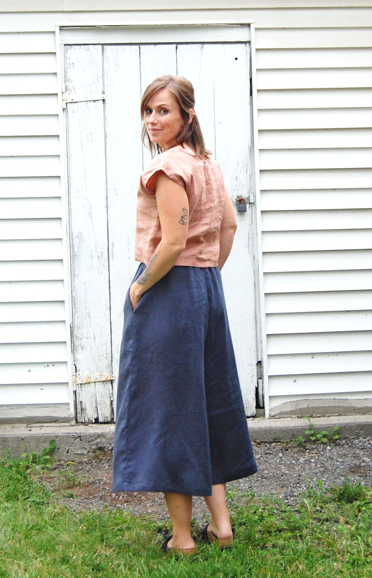 Iris Linen Culottes