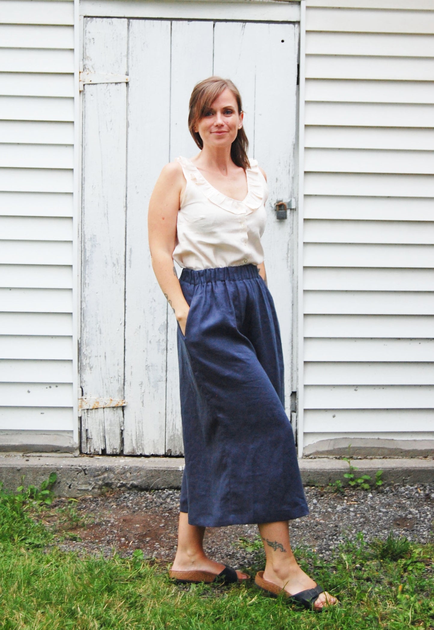 Iris Linen Culottes