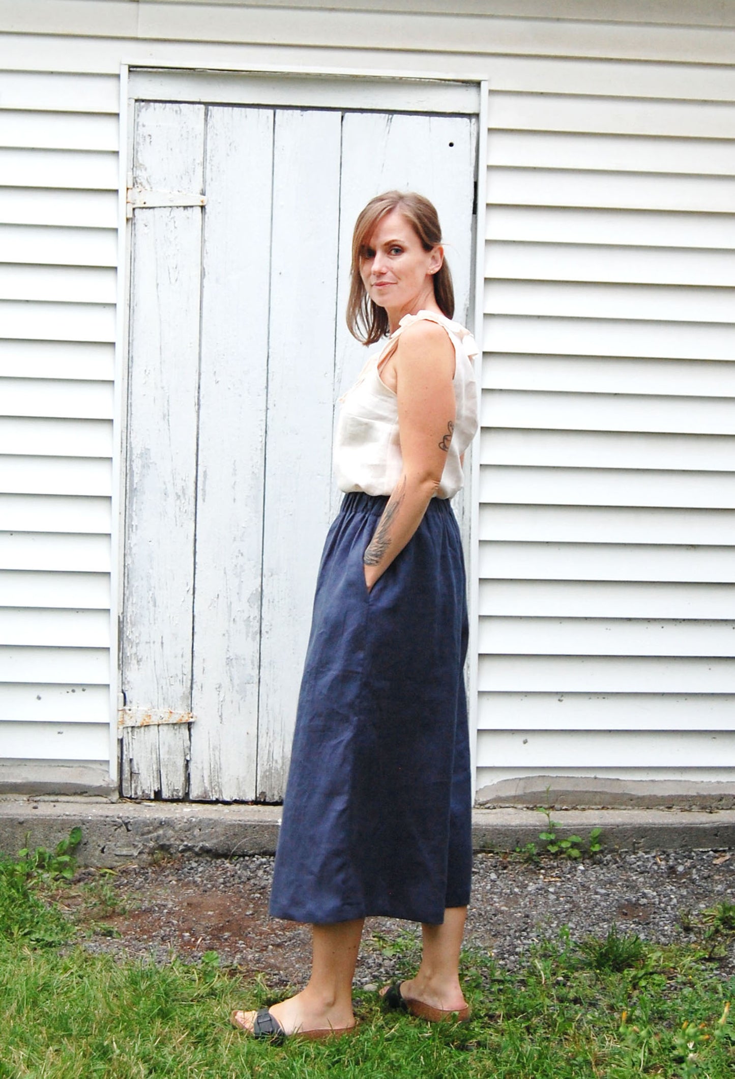 Iris Linen Culottes