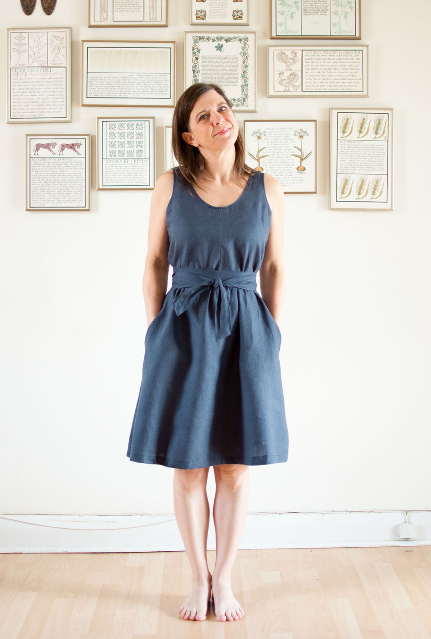 Parker Linen Dress Heather Case Parker Linen Dress Heather Case