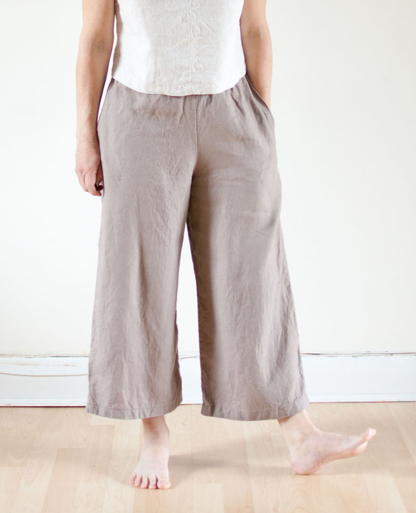 Sophia Linen Wide Leg Pants