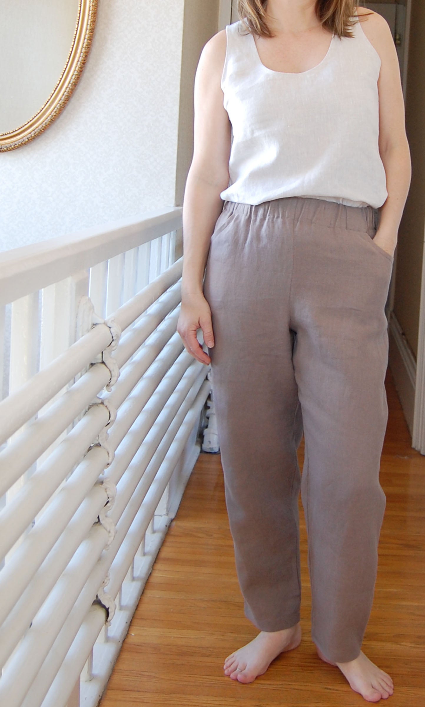 Everly Linen Narrow Leg Pants