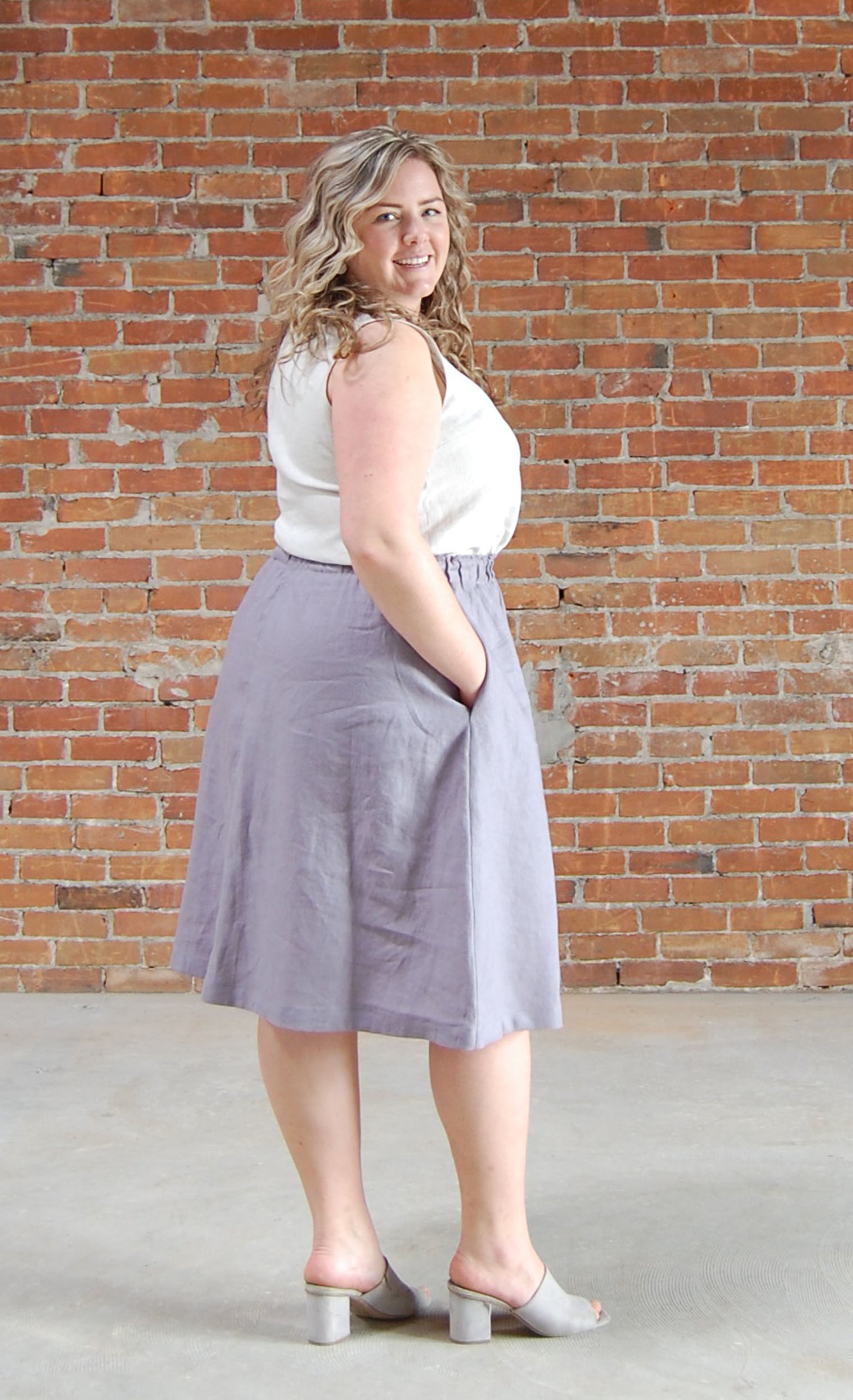 Mildred Linen Skirt