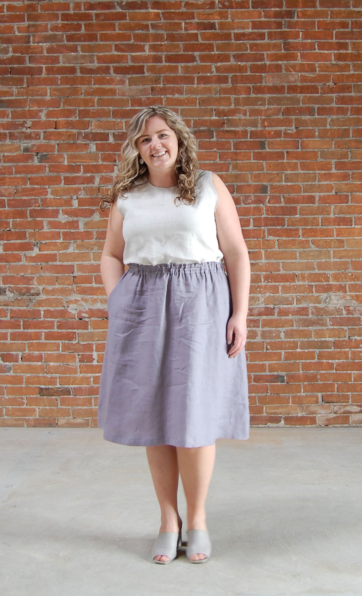 Mildred Linen Skirt