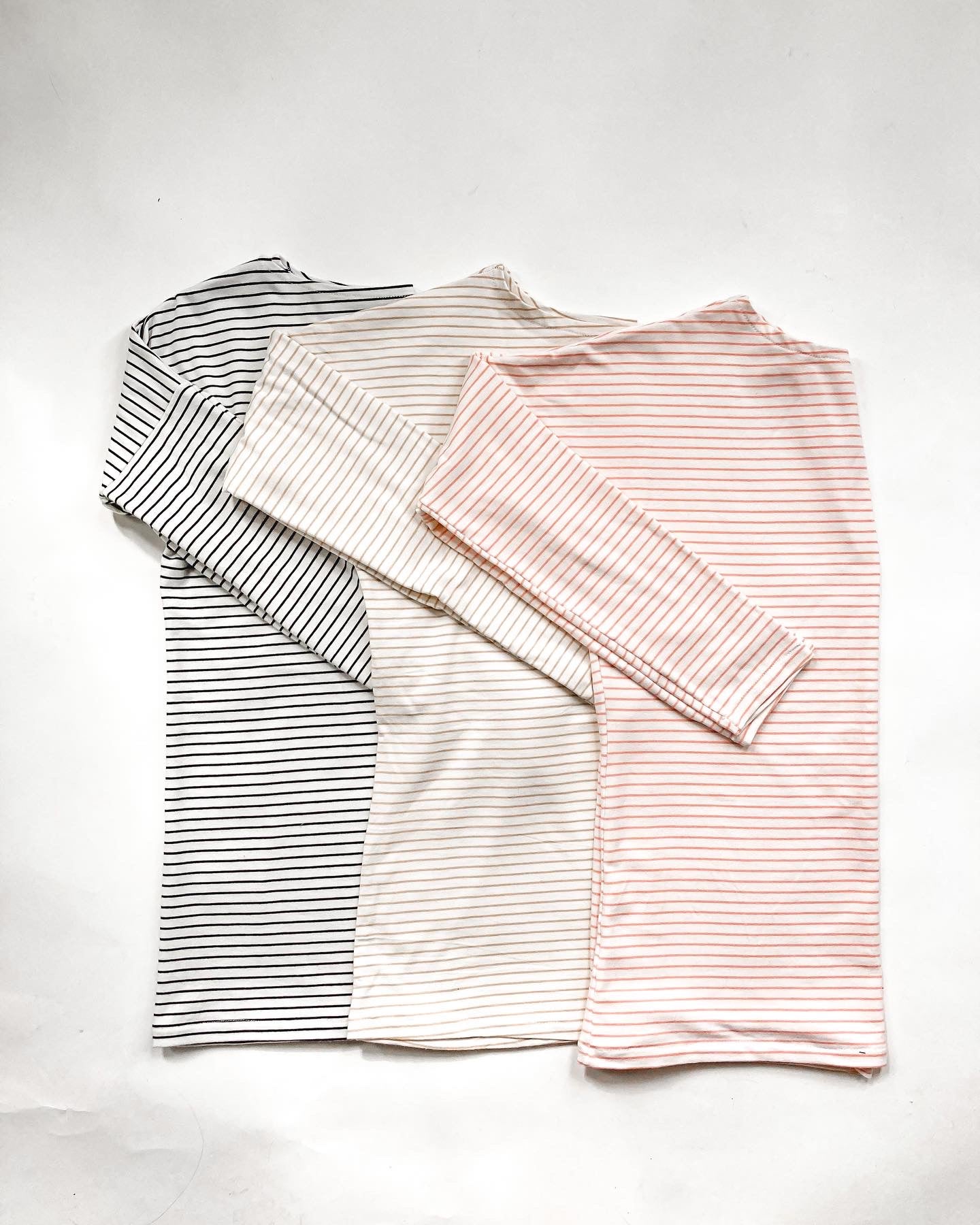 Classic French Stripe Bamboo Drop Shoulder Top