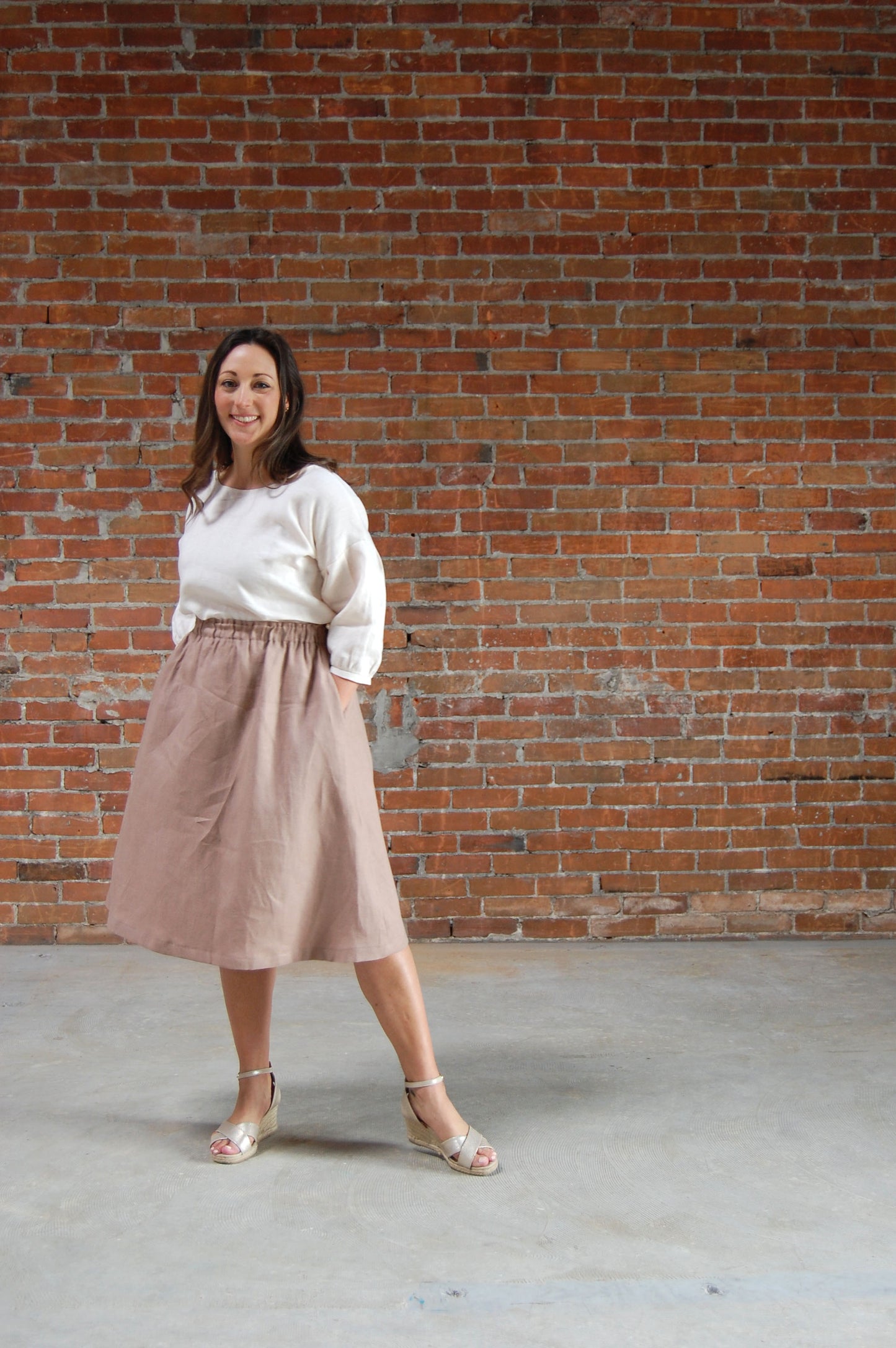 Mildred Linen Skirt