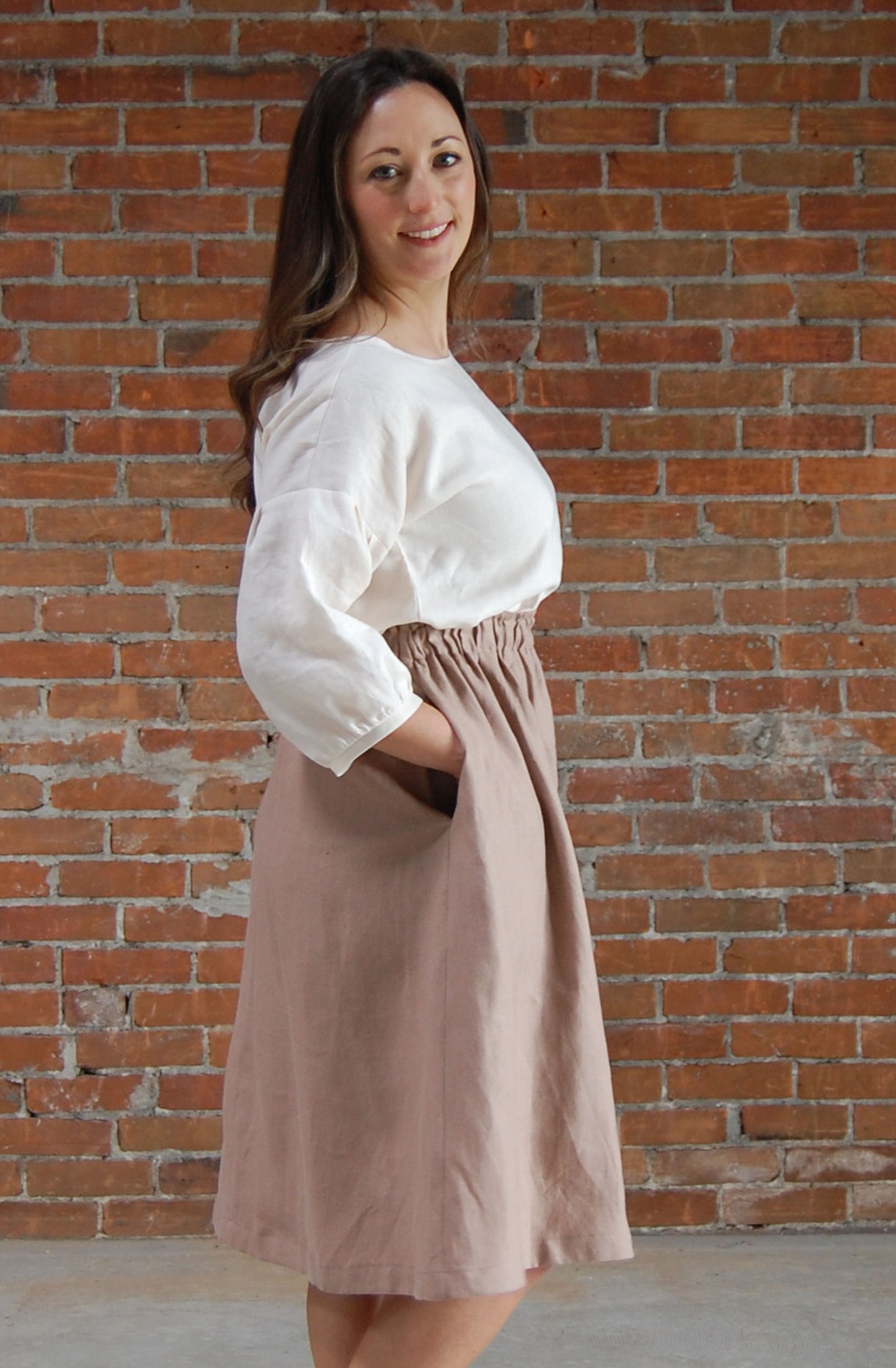 Mildred Linen Skirt