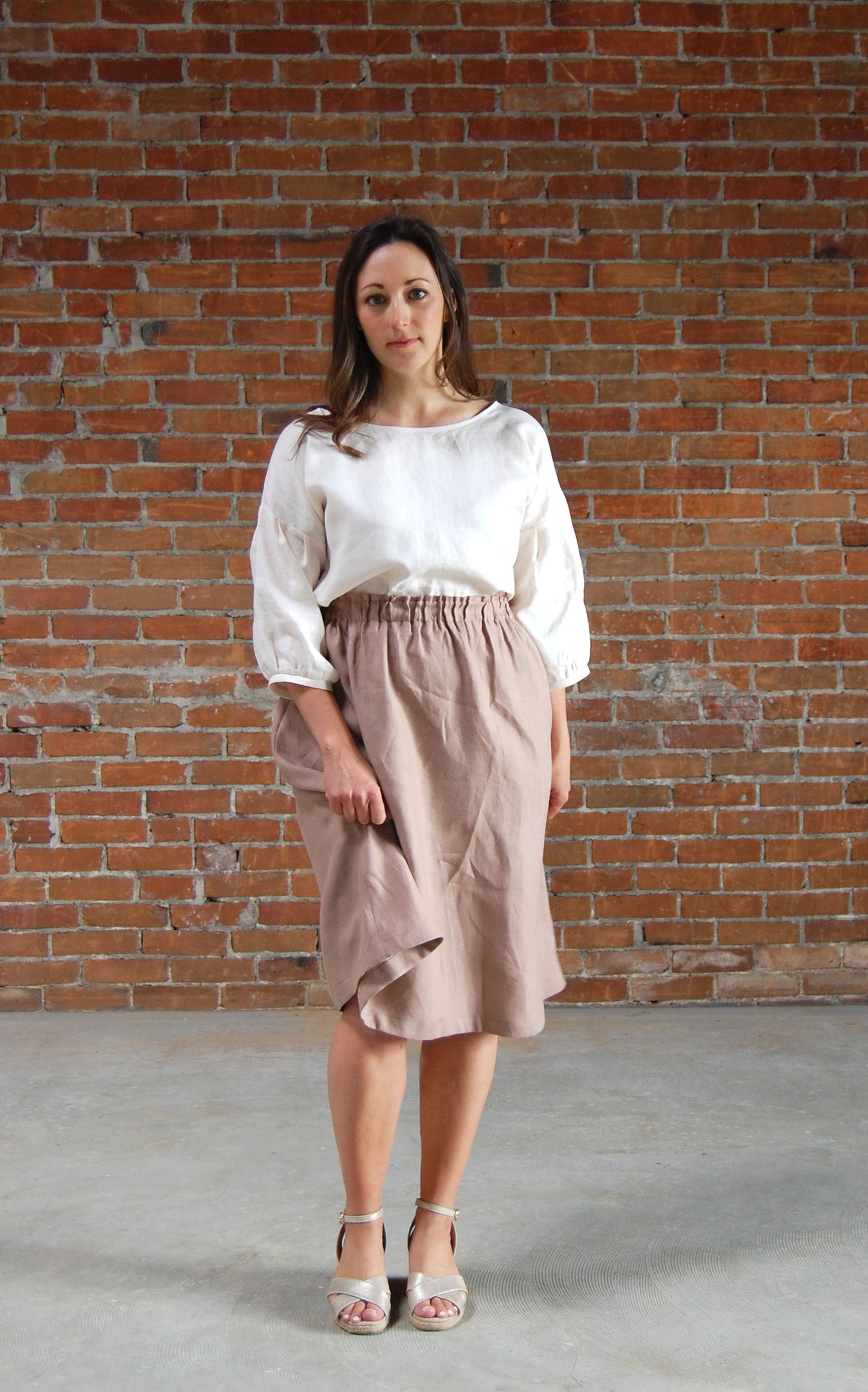 Mildred Linen Skirt