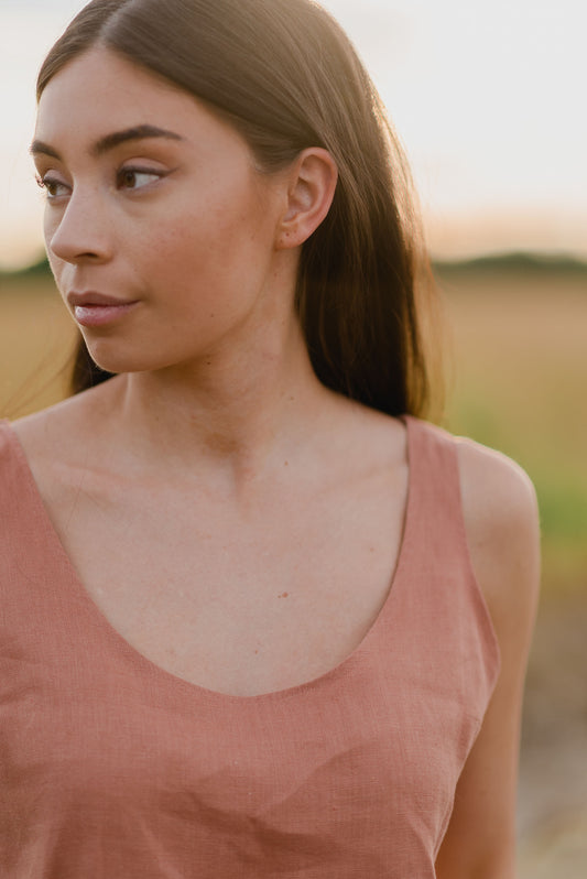 Estelle Linen Tank Top