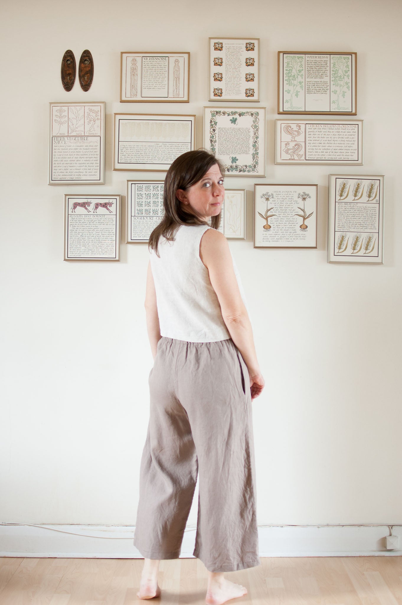 Sophia Linen Wide Leg Pants