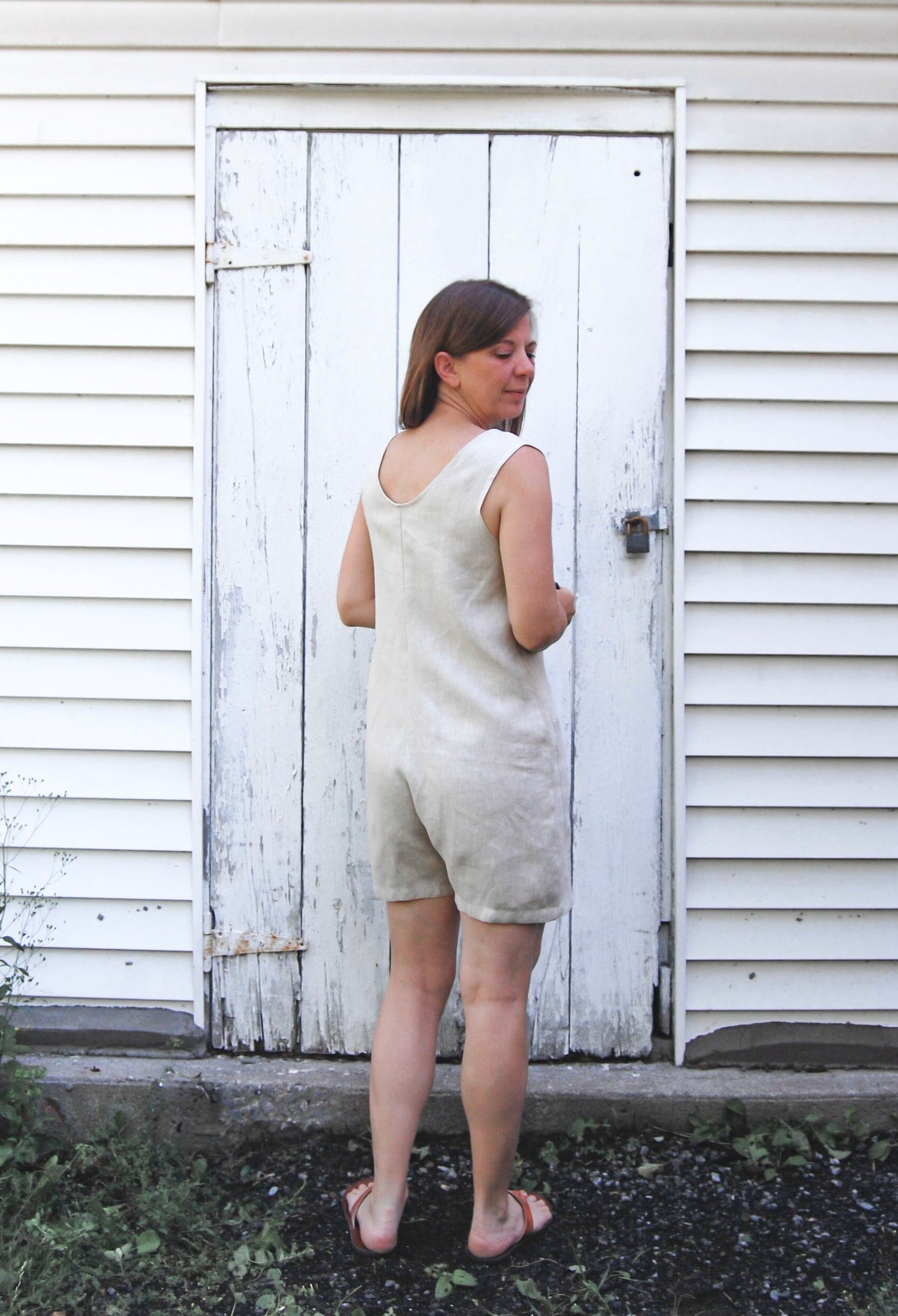 Rosalie Linen Romper