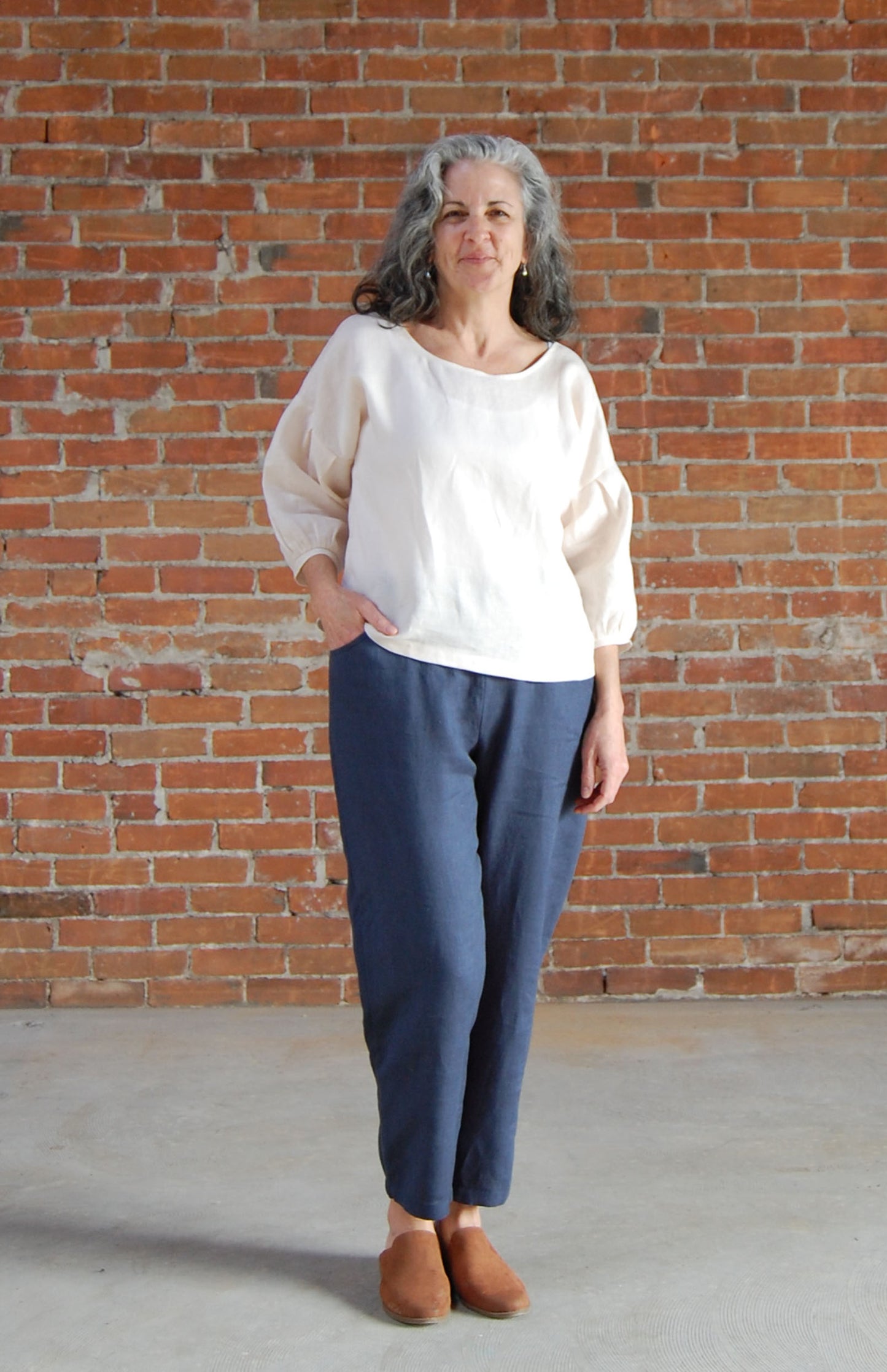 Everly Linen Narrow Leg Pants