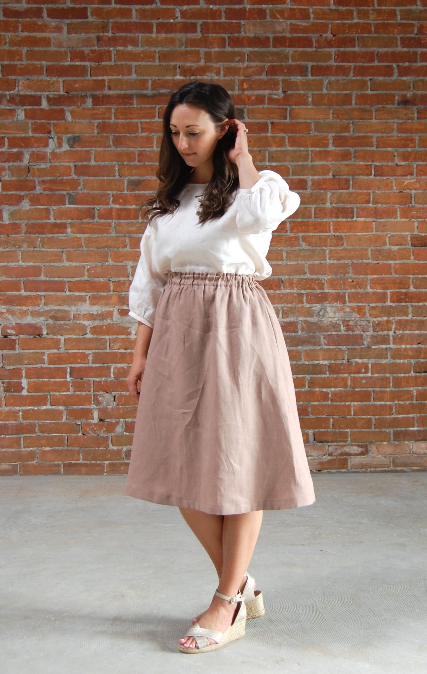 Mildred Linen Skirt