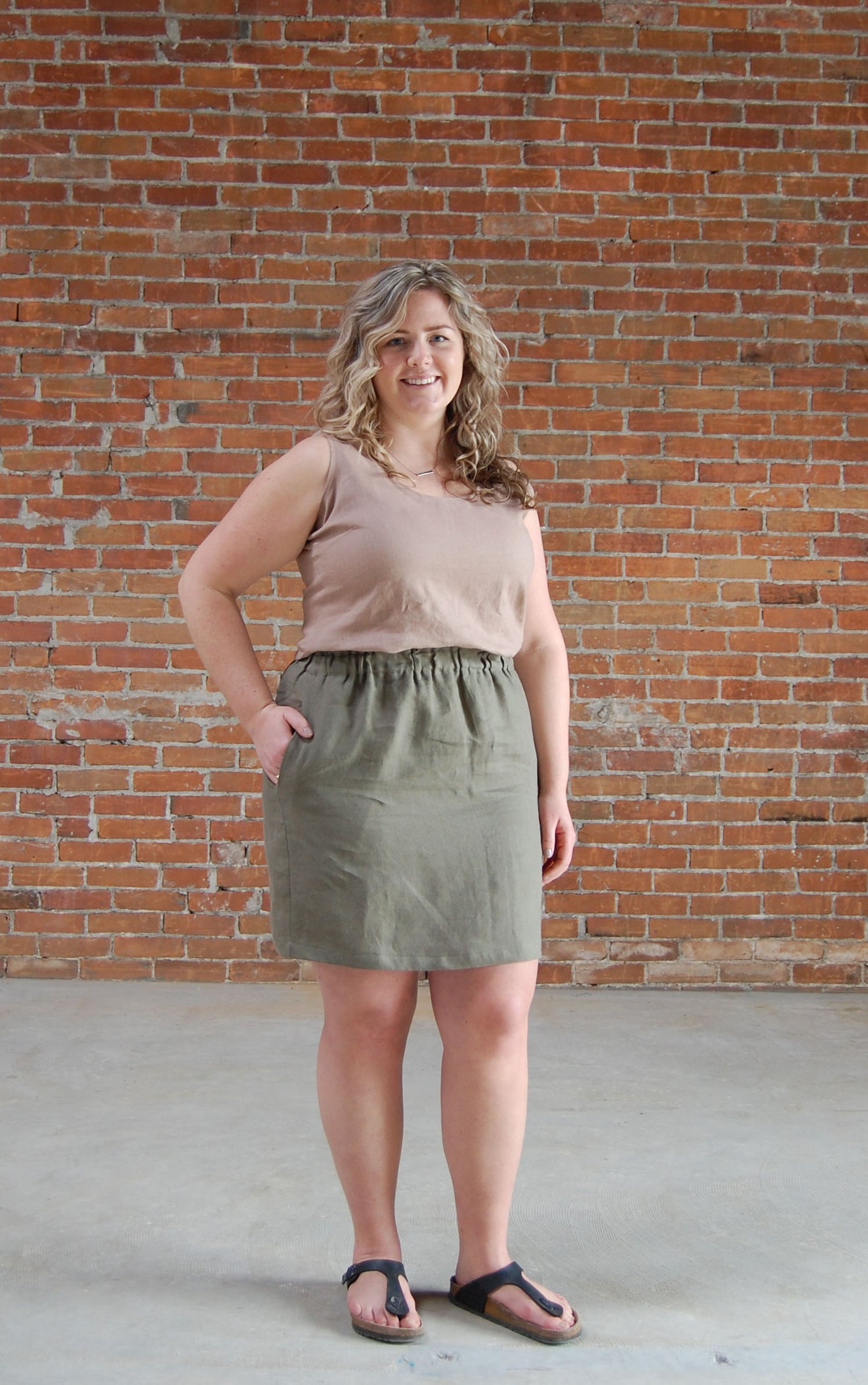 Pearl Linen Skirt – Heather Case